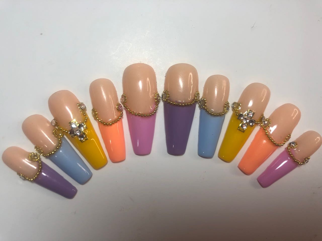 Cross between Spring Easter set