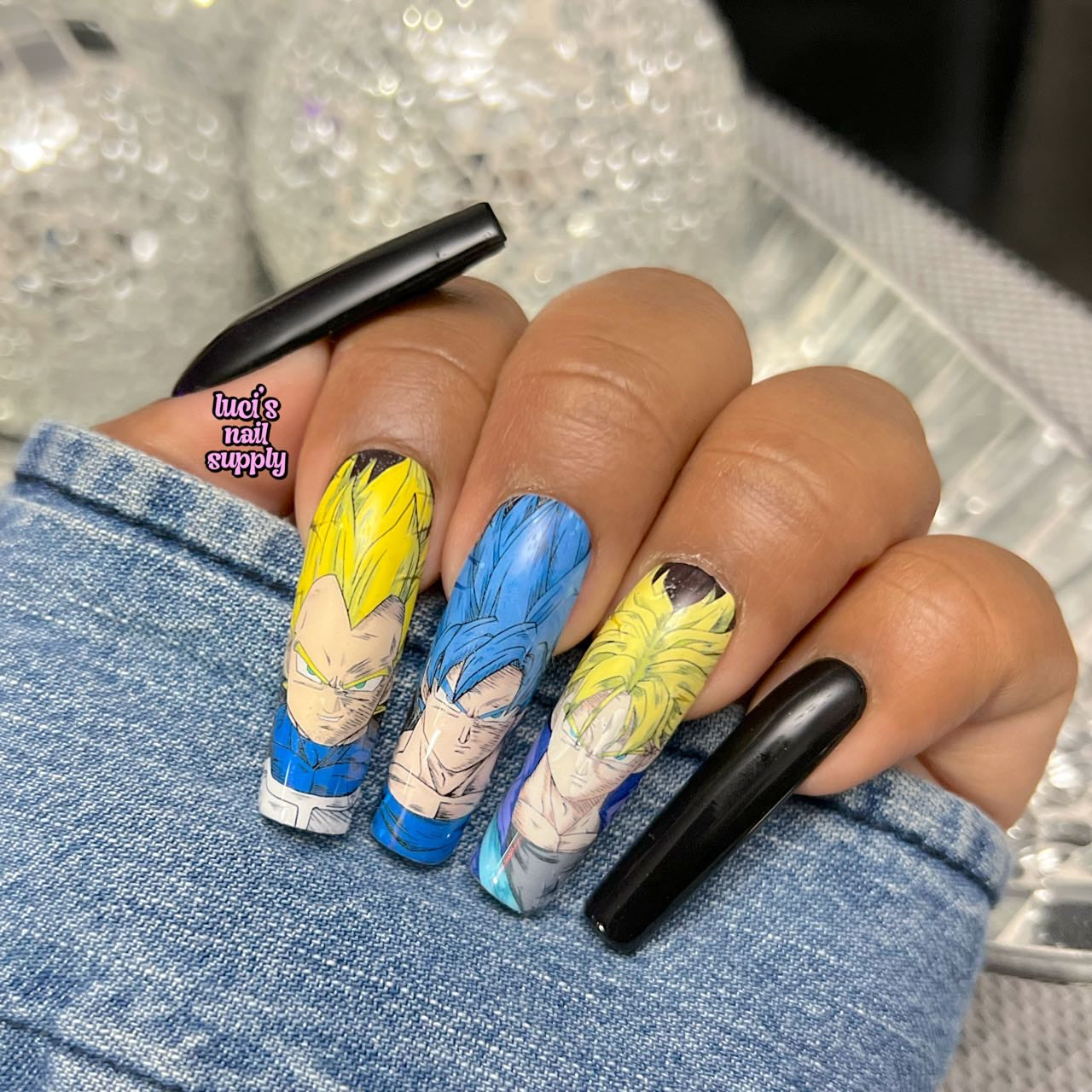 DBZ Anime Nails