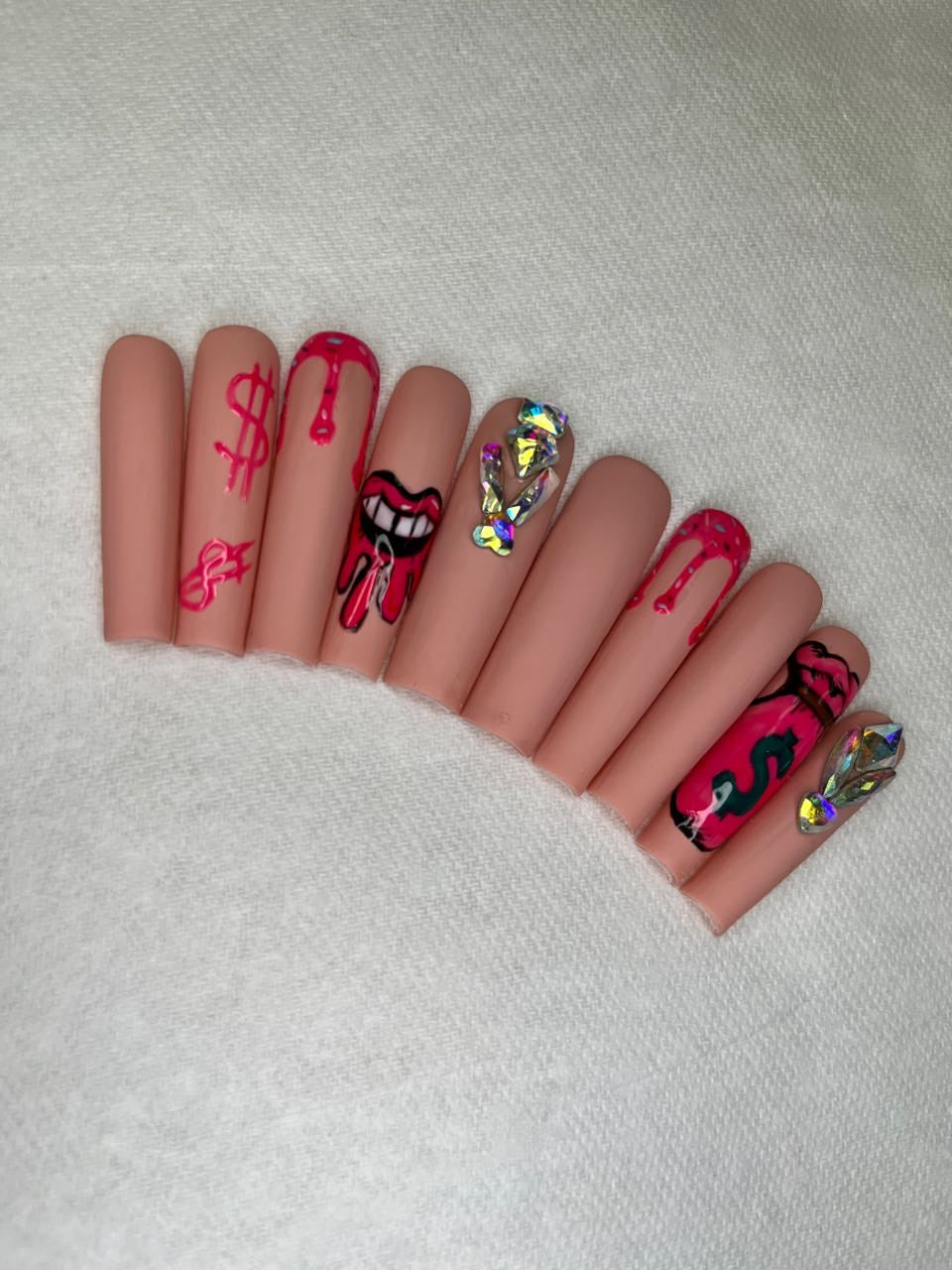 MoneyBag Nails Sz M