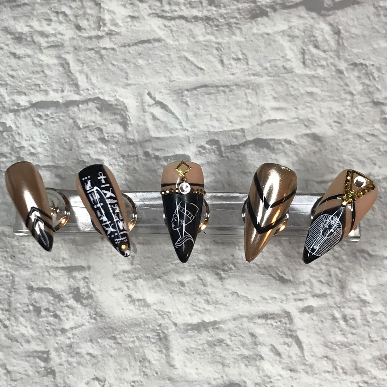 Egyptian princess gold chrome
