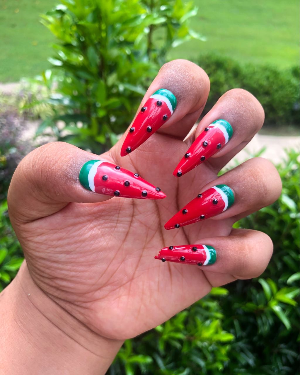 Watermelon Press-on set