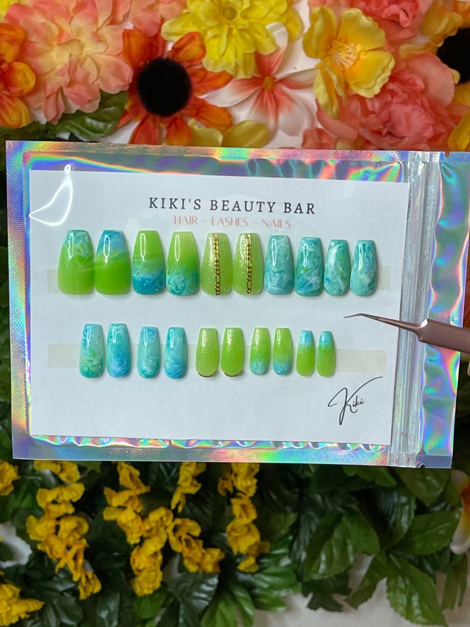 Tropical Paradise Nails