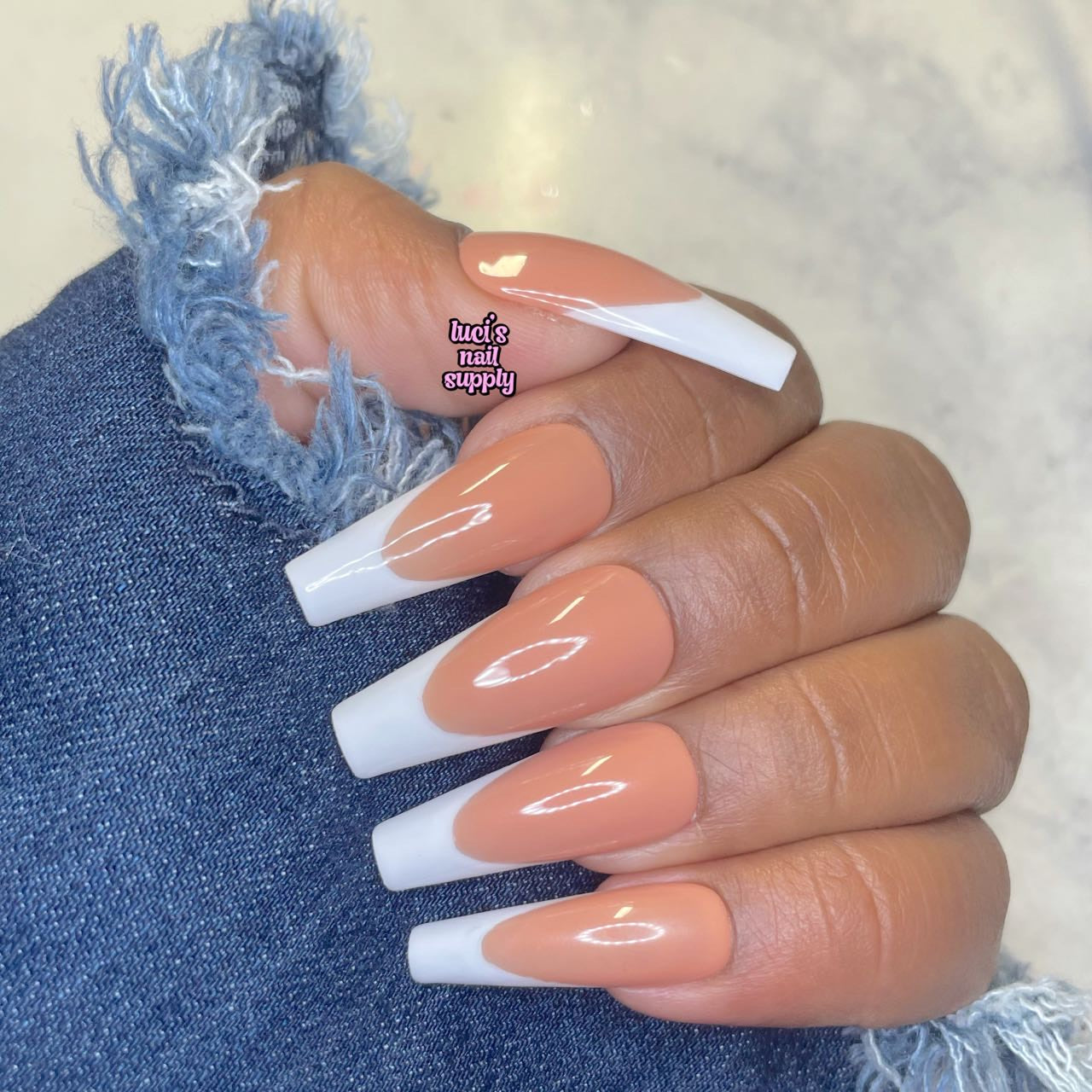 Classic French Nails