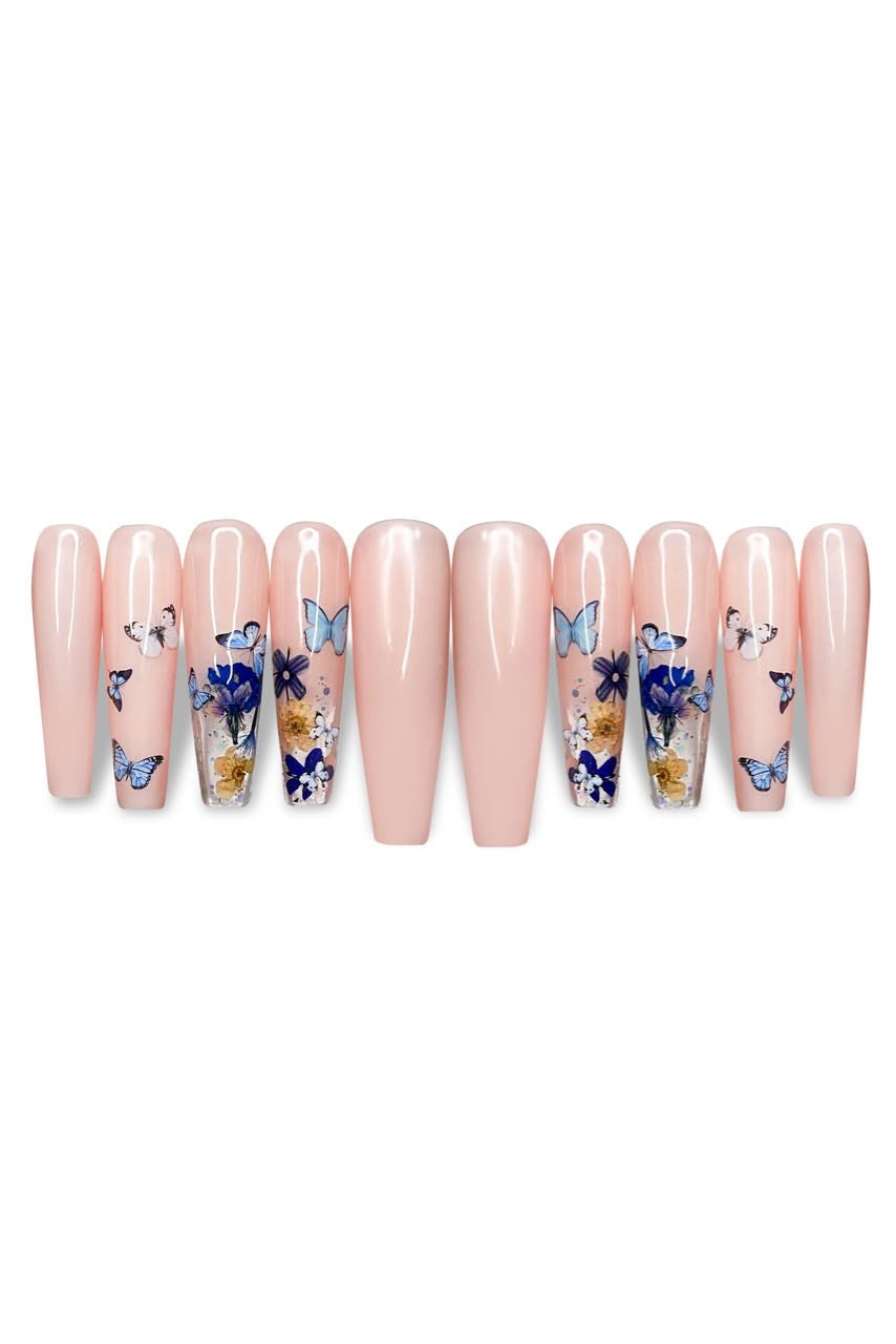 Be Free  Press On Nails | Ombre
