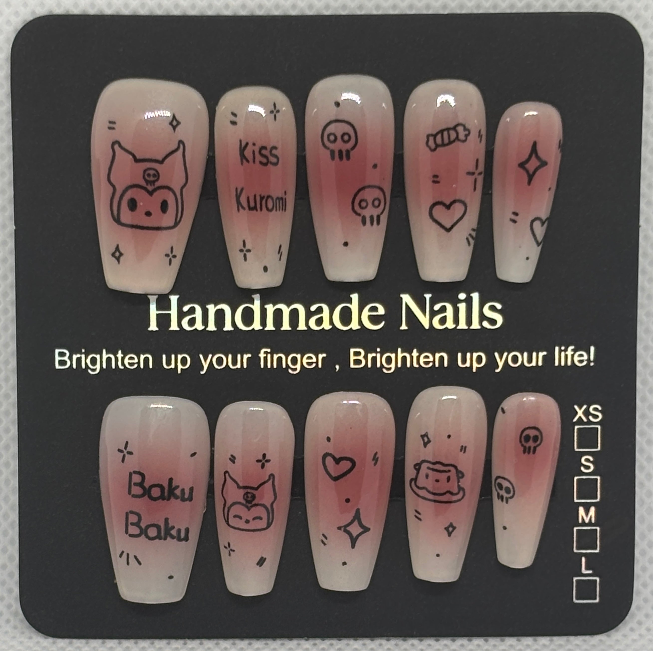 Kiss Kuromi (Medium)