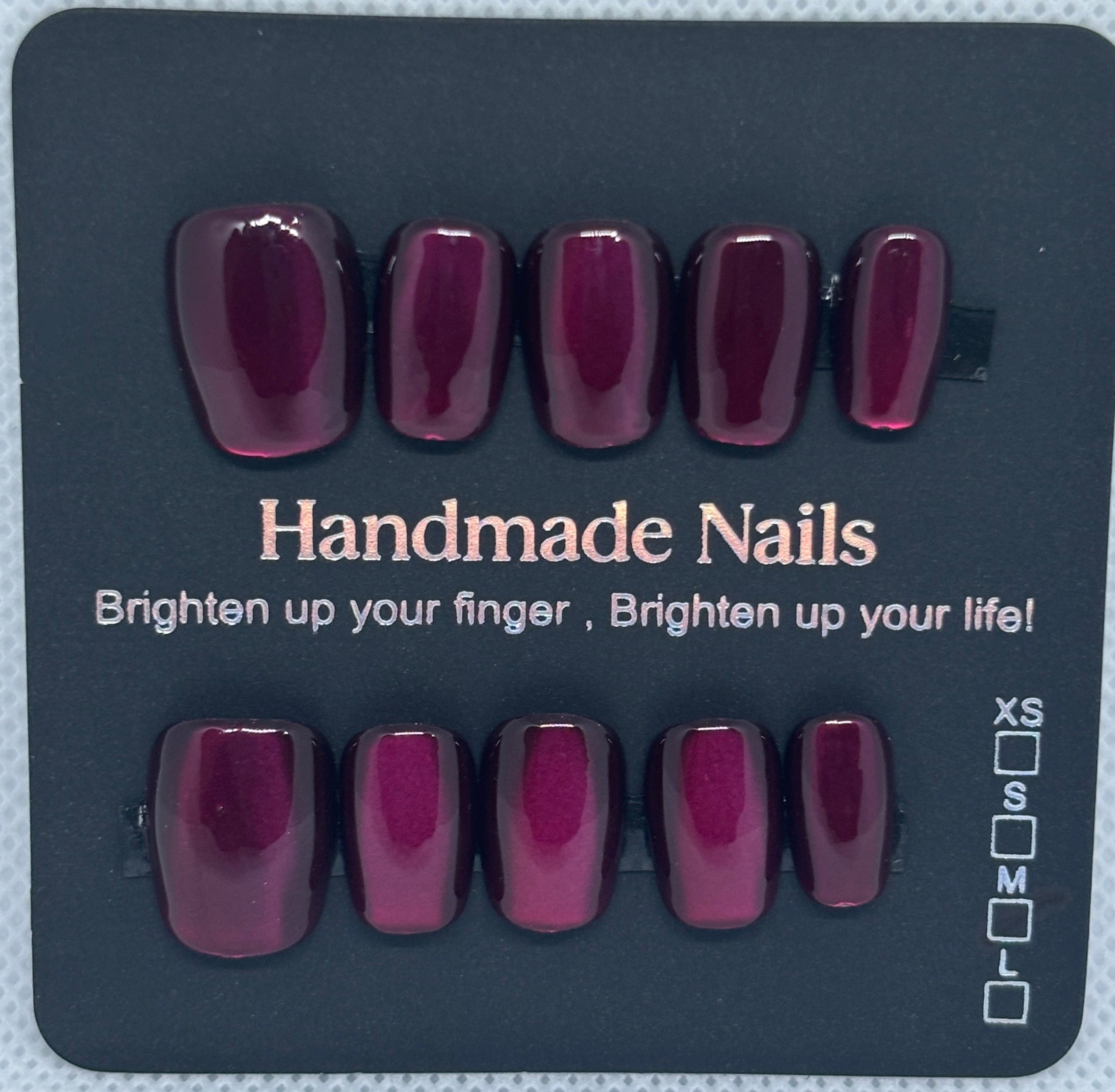 Purple Holographic Nails (XSmall)