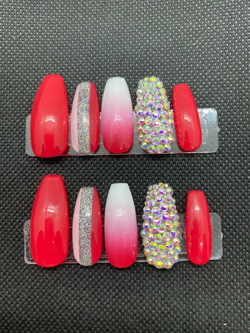 Summer bling nails