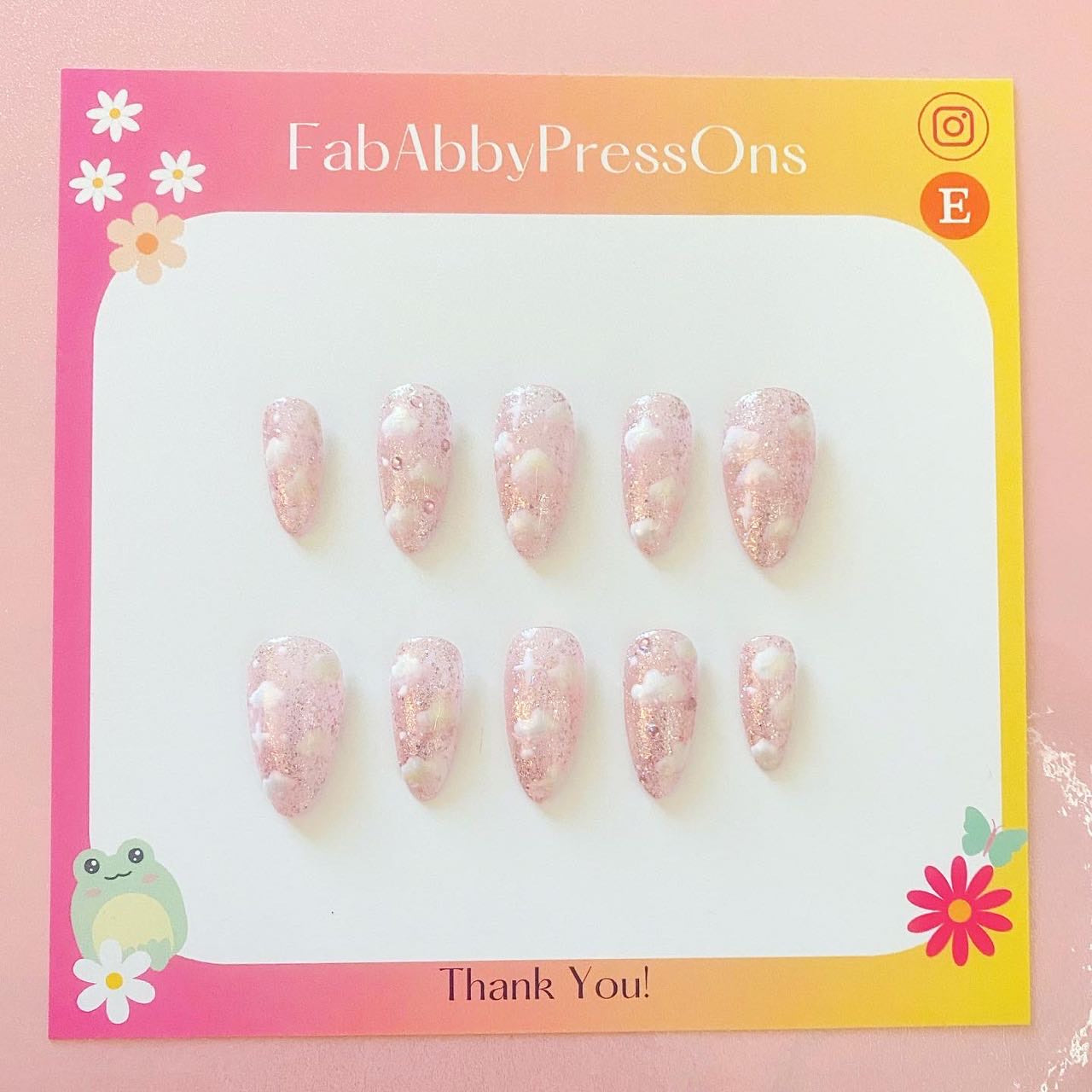 Pink Cloud Nails