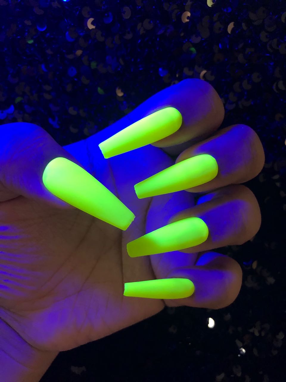 Neon Yellow  Press-on set