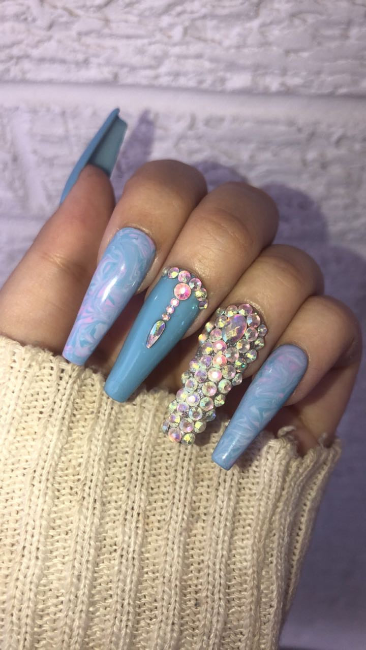 Sparkle Baby Nails