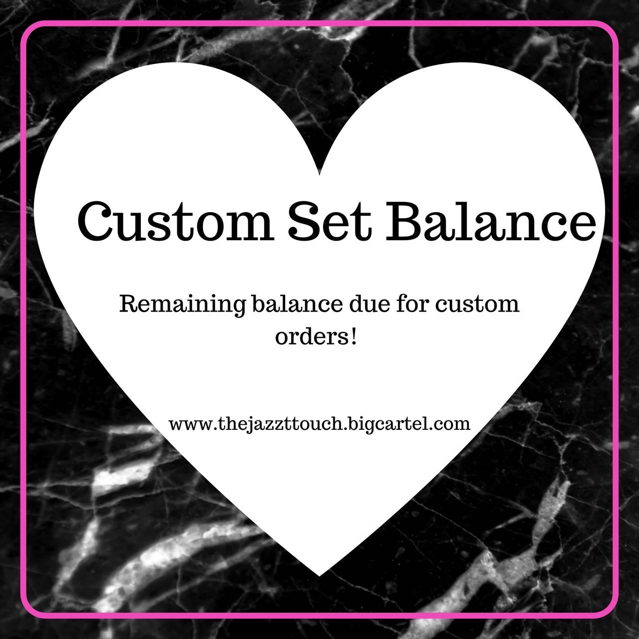 Custom Set Balance