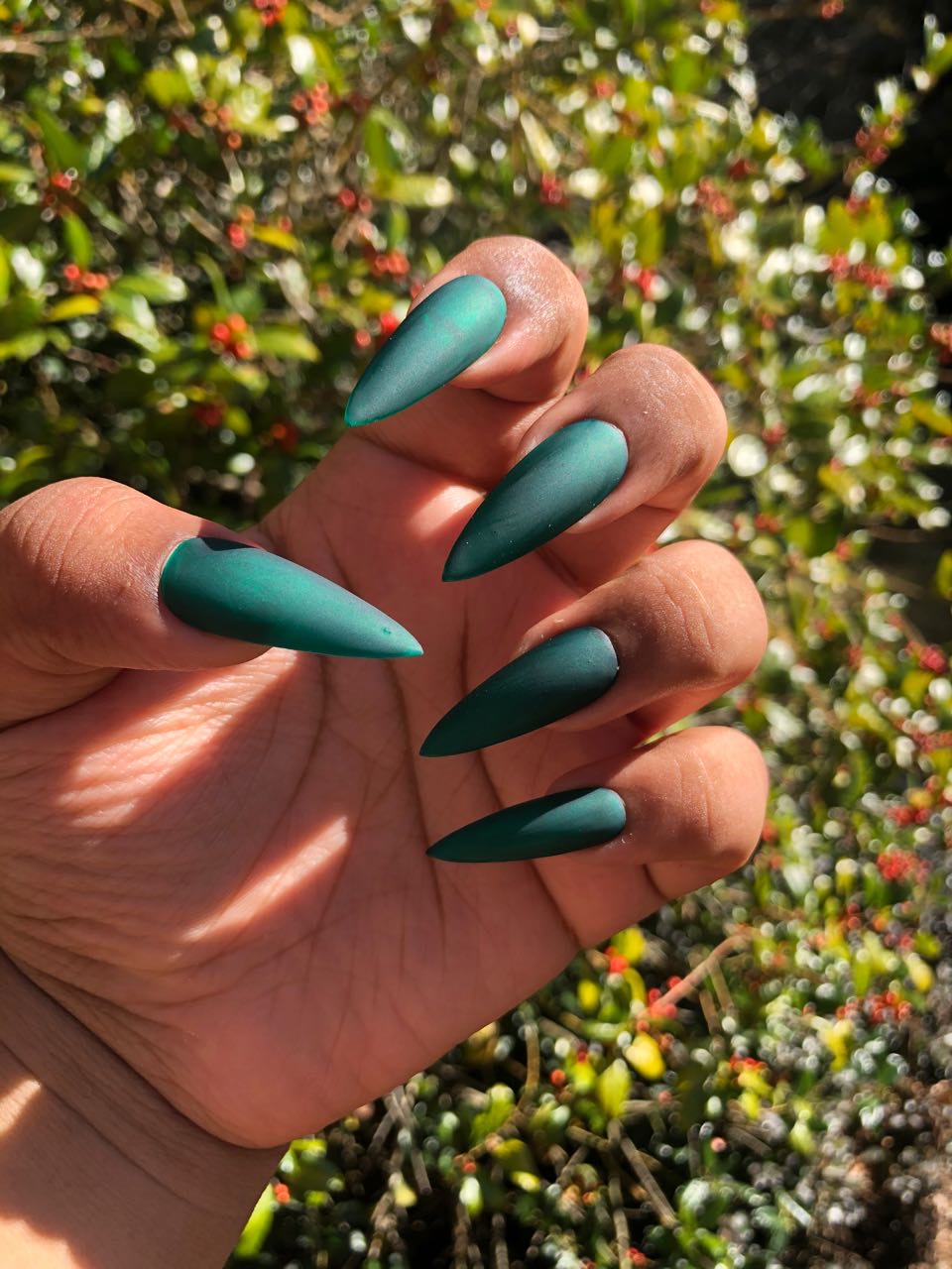 Emerald green Press-on set