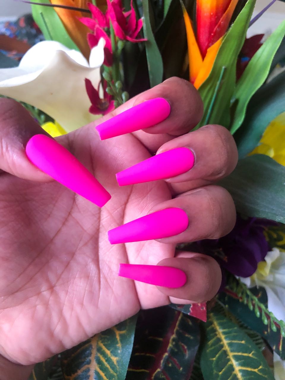 Hot Pink Press-on set