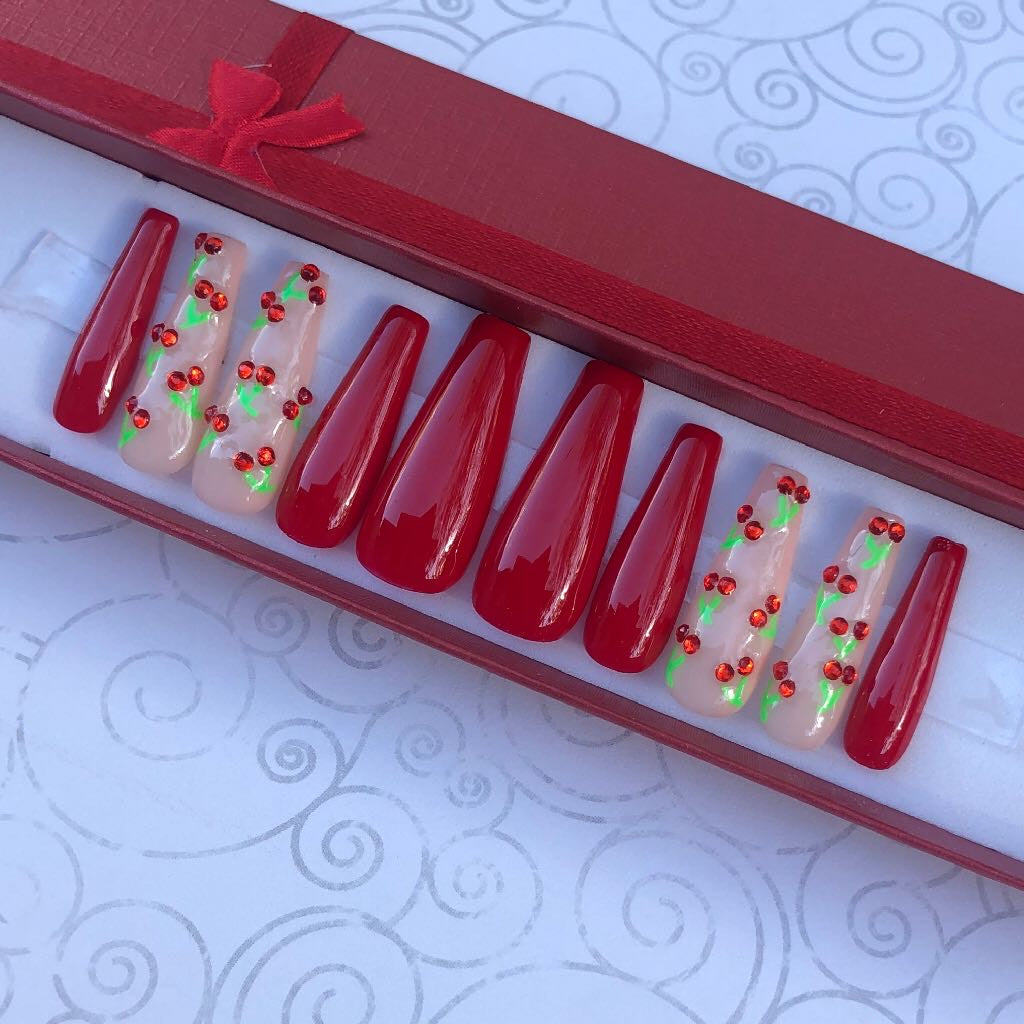 Red Cherry Bling Set