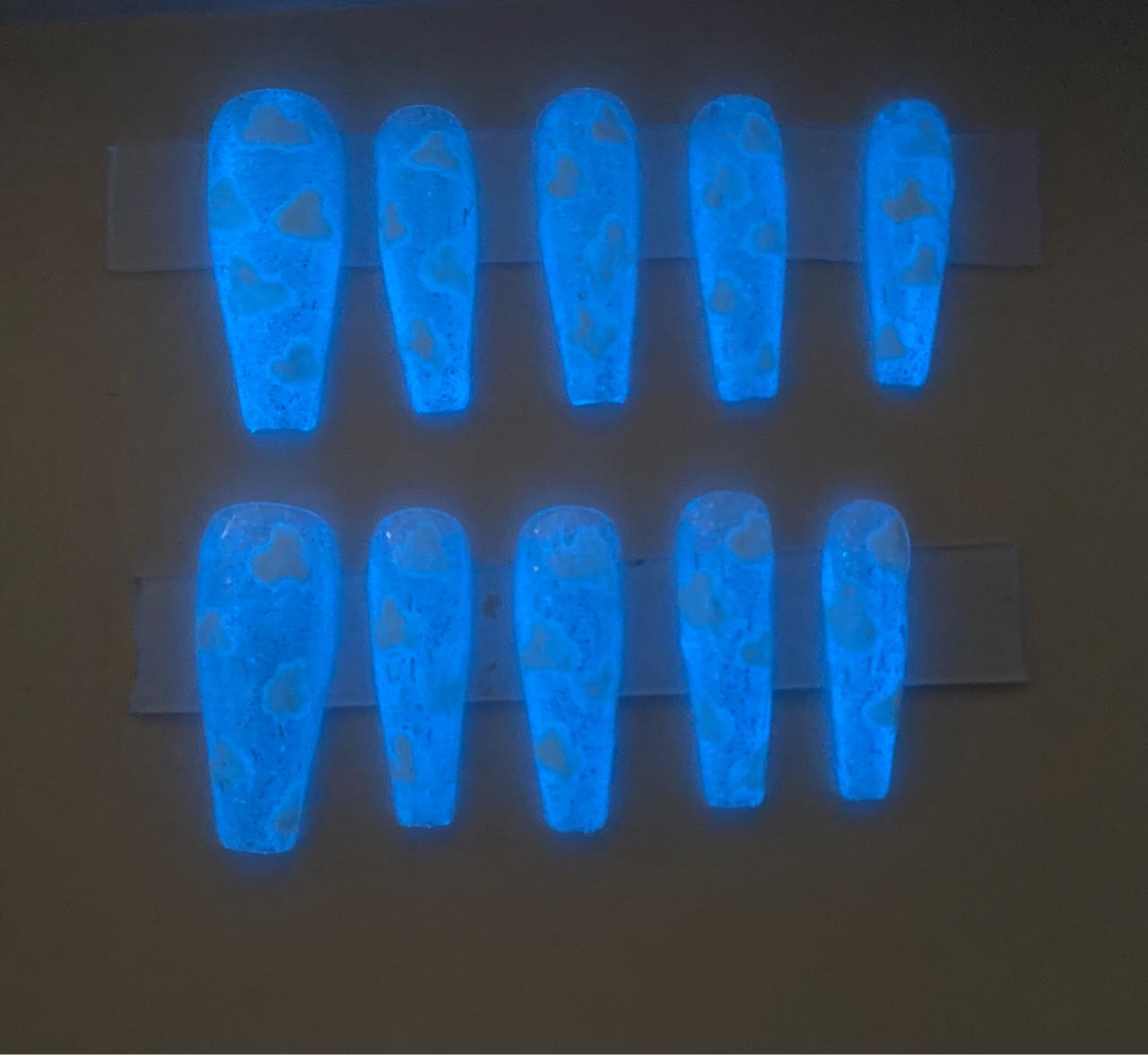 Glow Cloud Nails