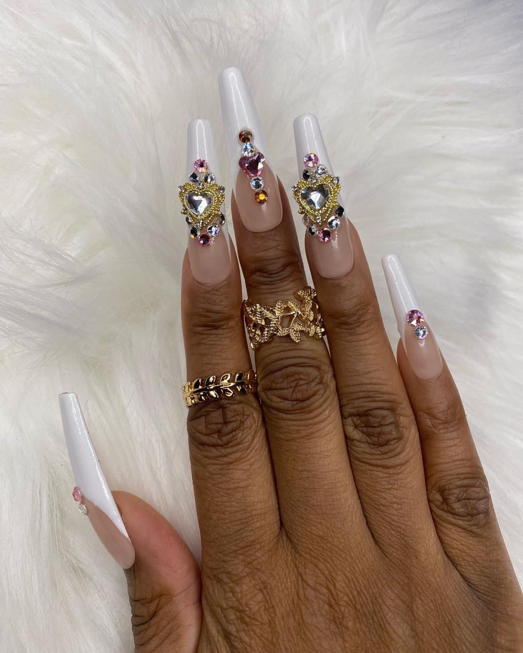 French Bling Nails
