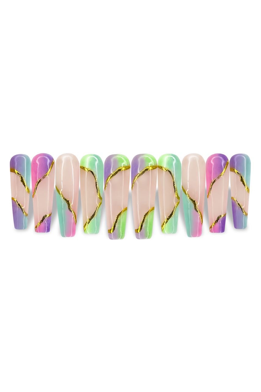 Under the Sea  Press On Nails | False Nails | Colorful Nails