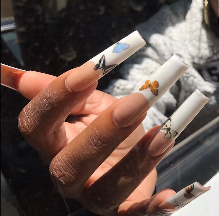 Butterfly French tips ??