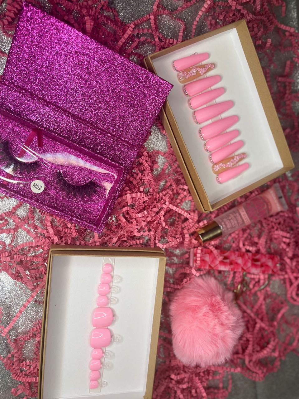 Pink Nail Box
