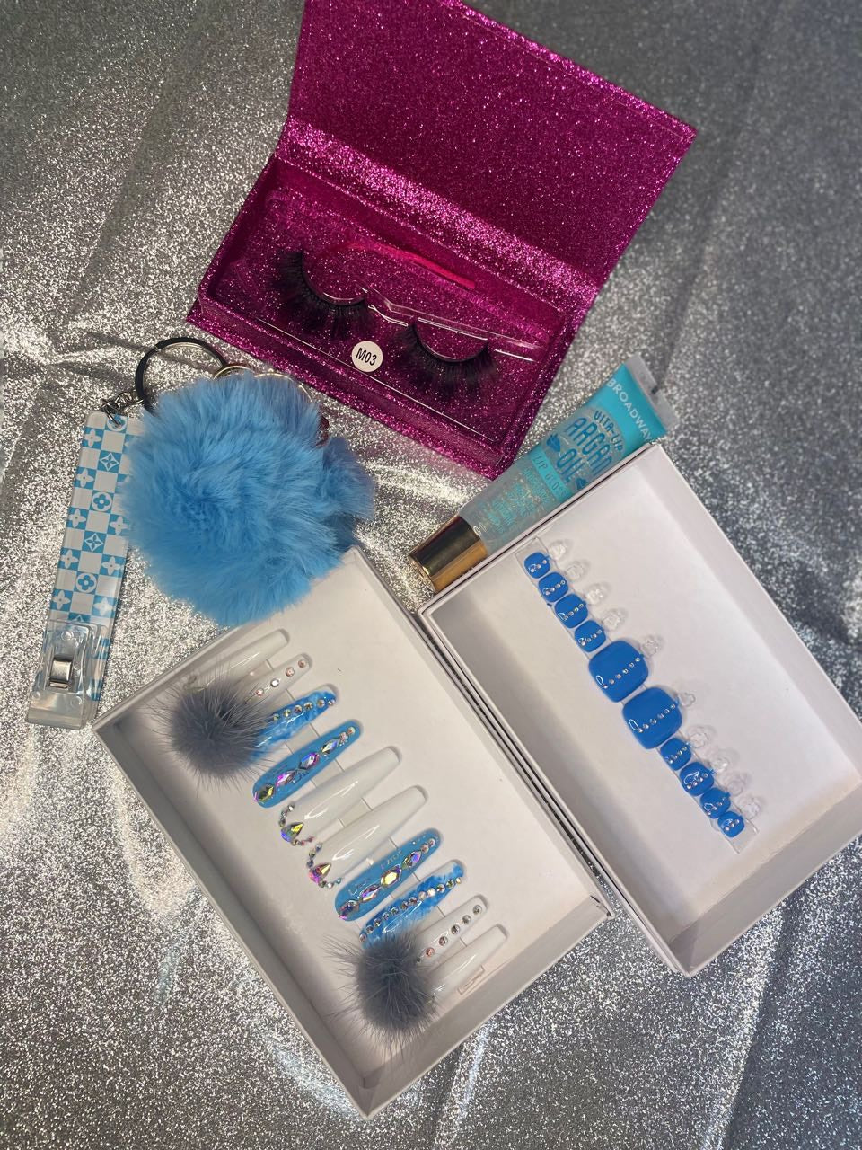 Blue Nail Box